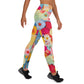 DMV 0106 Floral Yoga Leggings