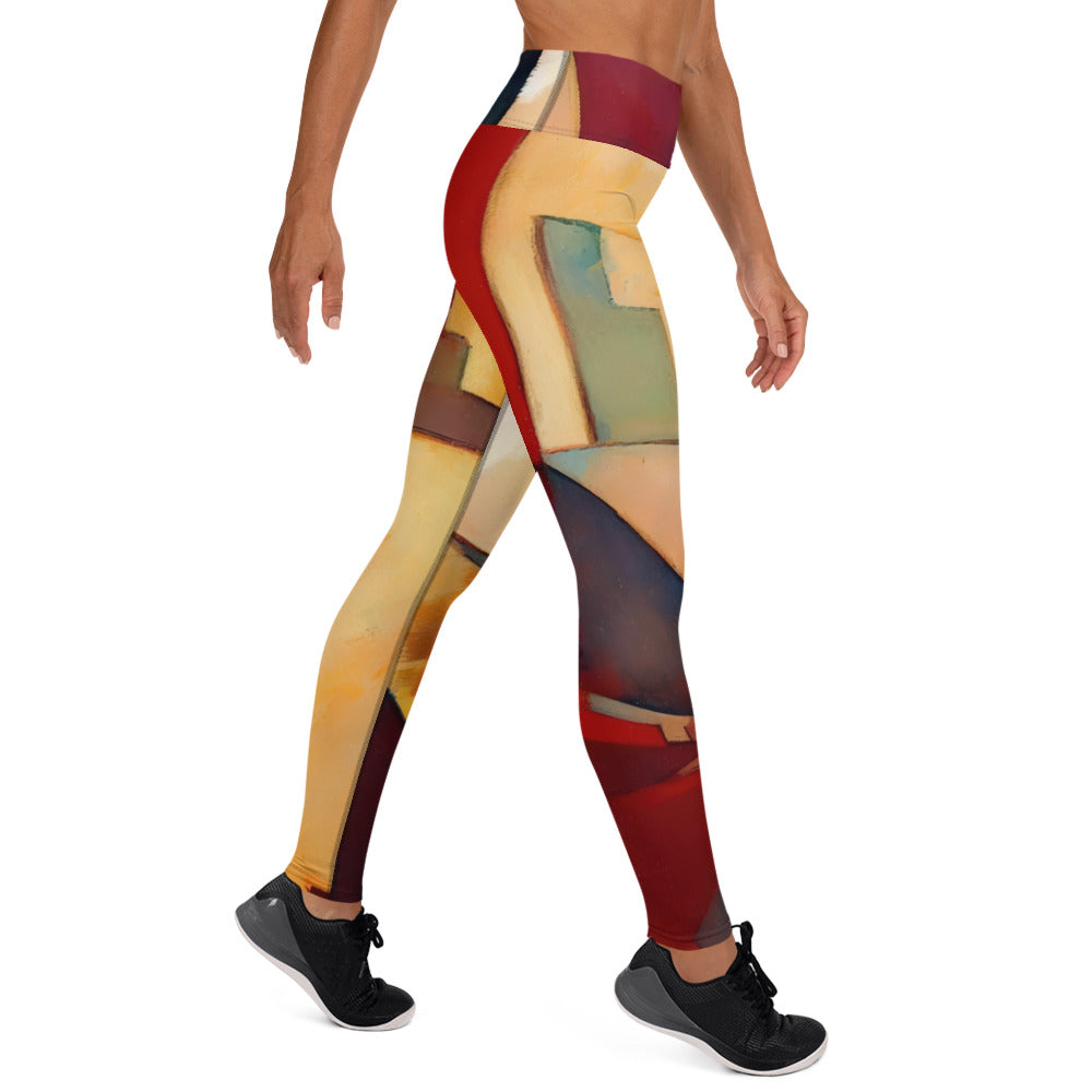 DMV 0251 Abstract Art Yoga Leggings