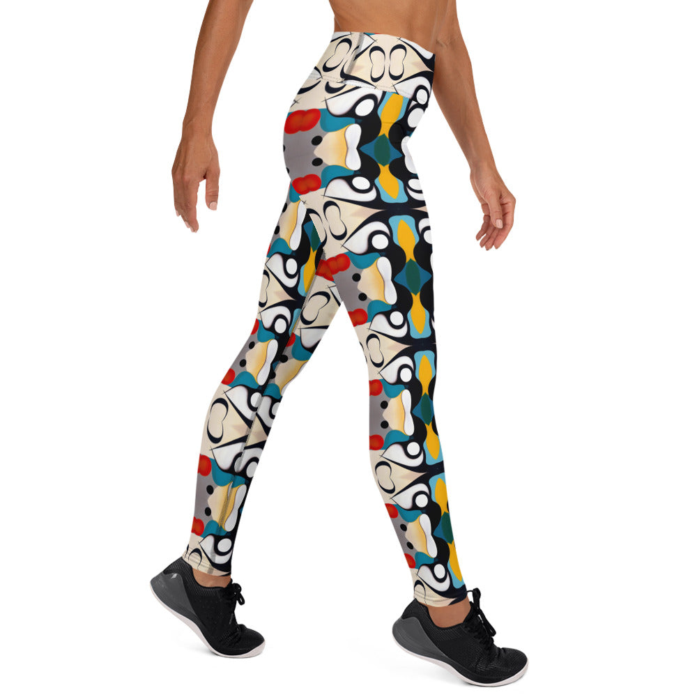 DMV 0139 Vintage Artsy Yoga Leggings