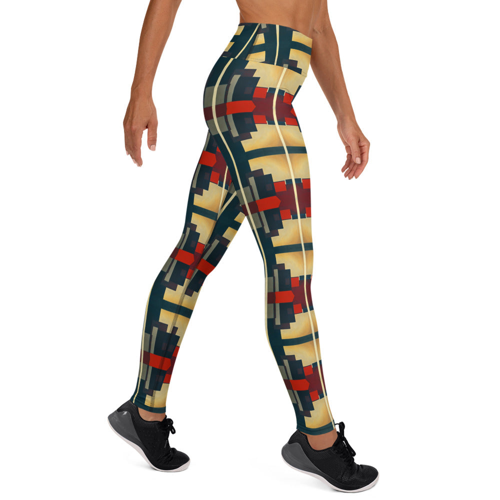 DMV 0186 Geo Boho Yoga Leggings