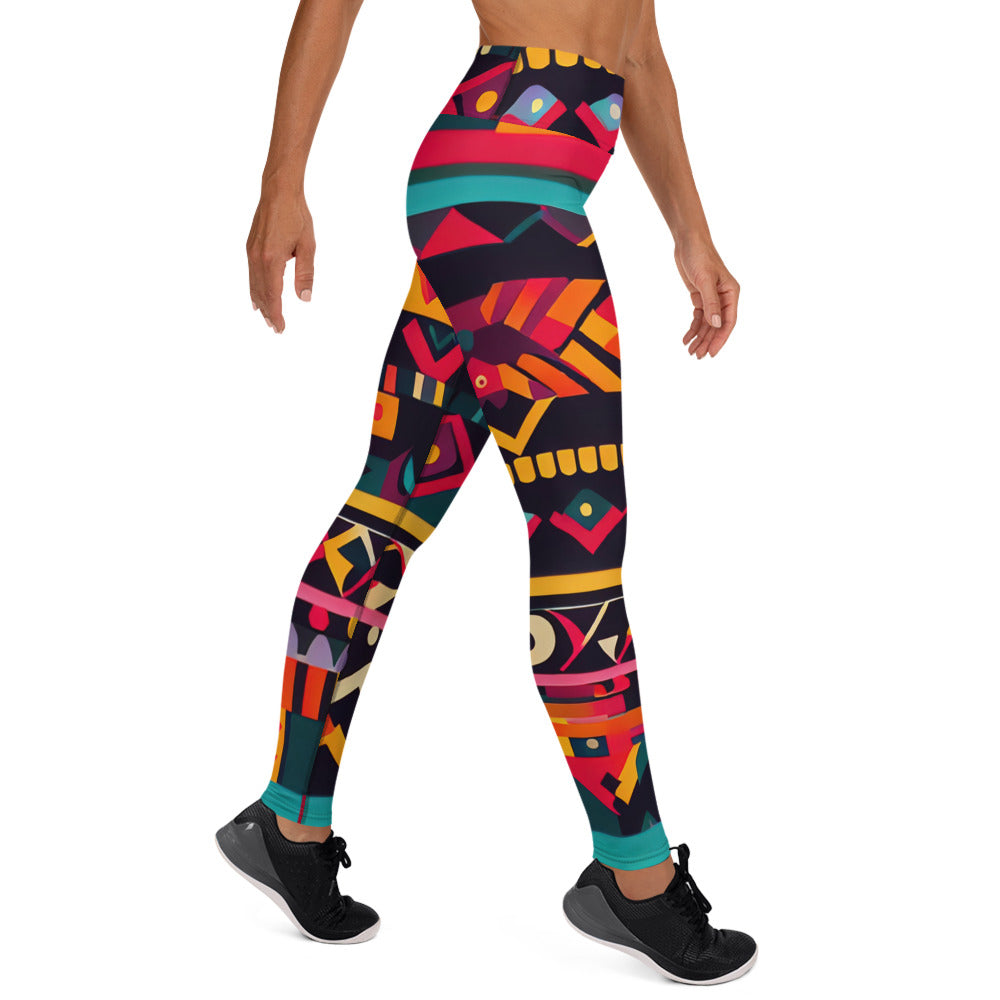 DMV 0409 Boho Yoga Leggings