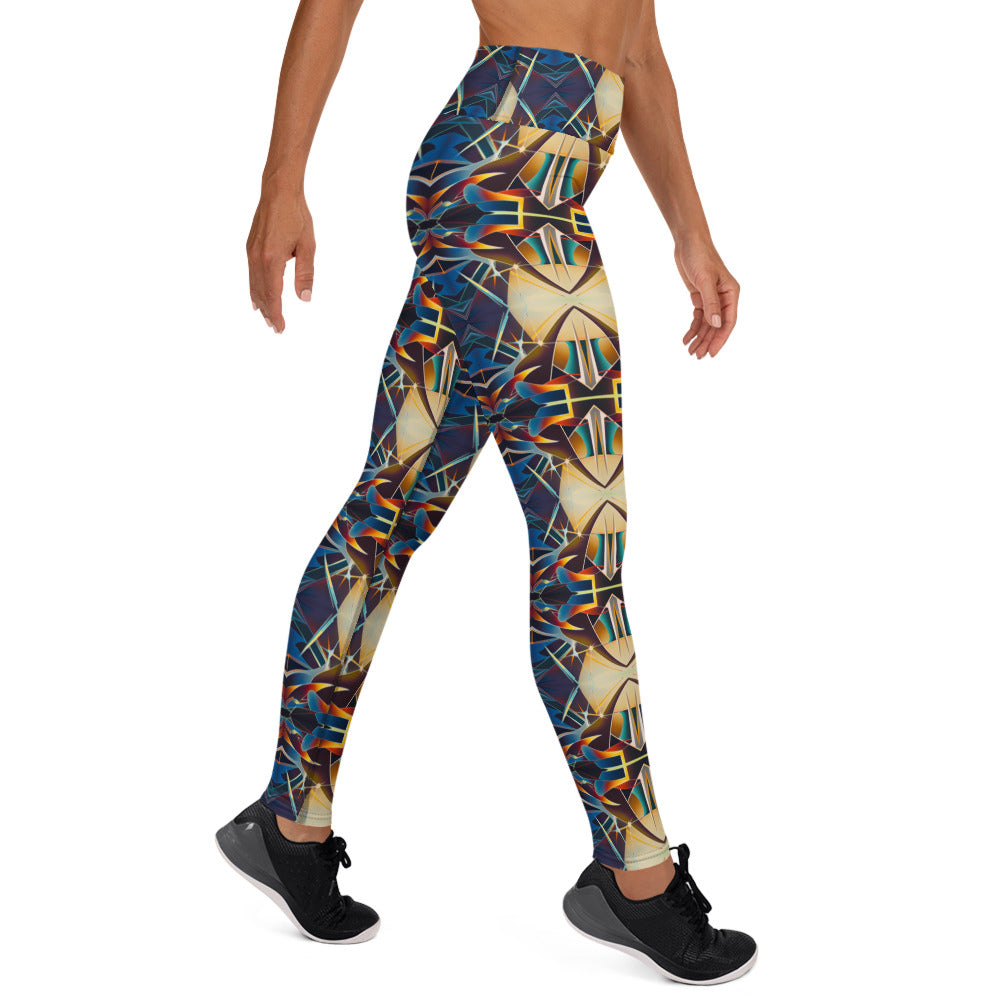 DMV 0406 Conceptual Artsy Yoga Leggings