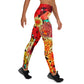 DMV 0419 Floral Yoga Leggings