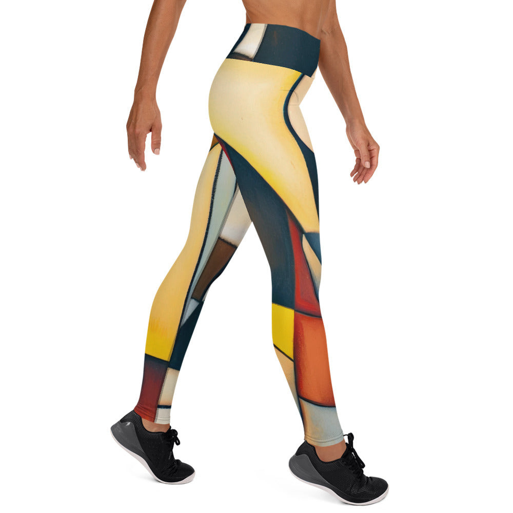 DMV 0433 Abstract Art Yoga Leggings