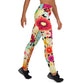 DMV 0424 Floral Yoga Leggings