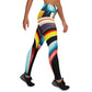 DMV 1735 Retro Art Yoga Leggings