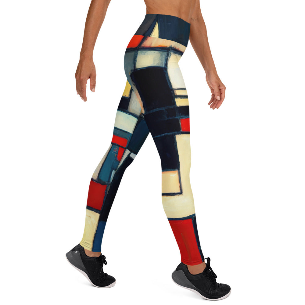 DMV 0586 Abstract Art Yoga Leggings