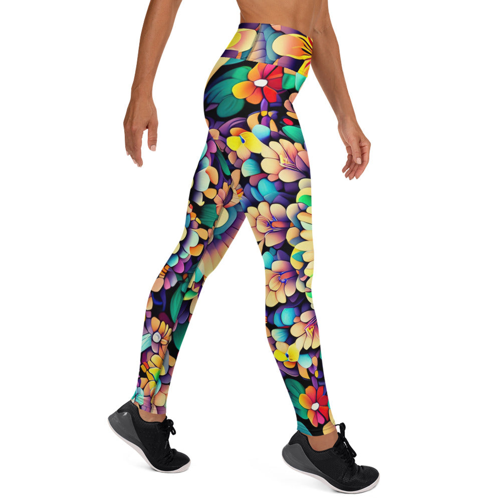 DMV 2021 Floral Yoga Leggings