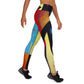 DMV 2040 Retro Art Yoga Leggings