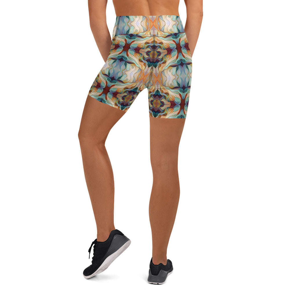 DMV 0273 Chic Boho Yoga Shorts