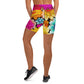 DMV 0238 Floral Yoga Shorts