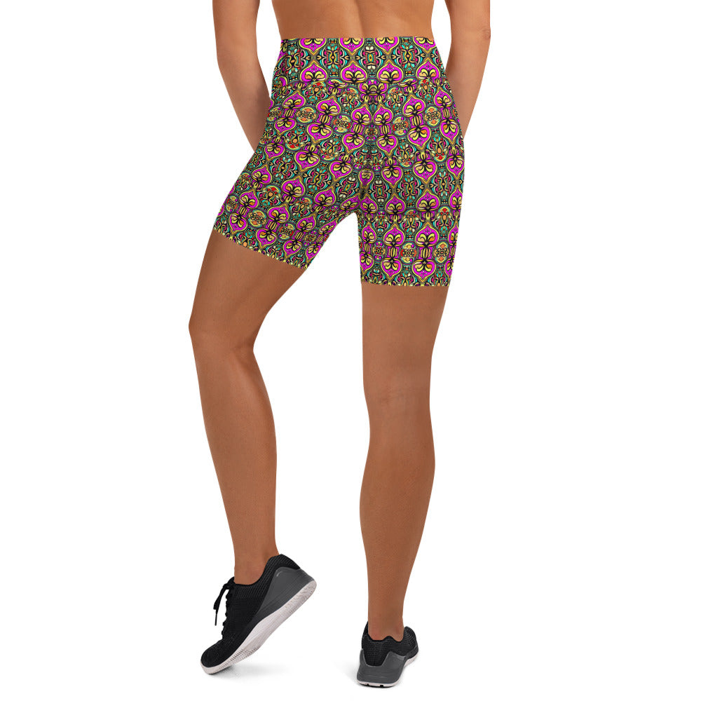 DMV 0239 Psy Artsy Yoga Shorts