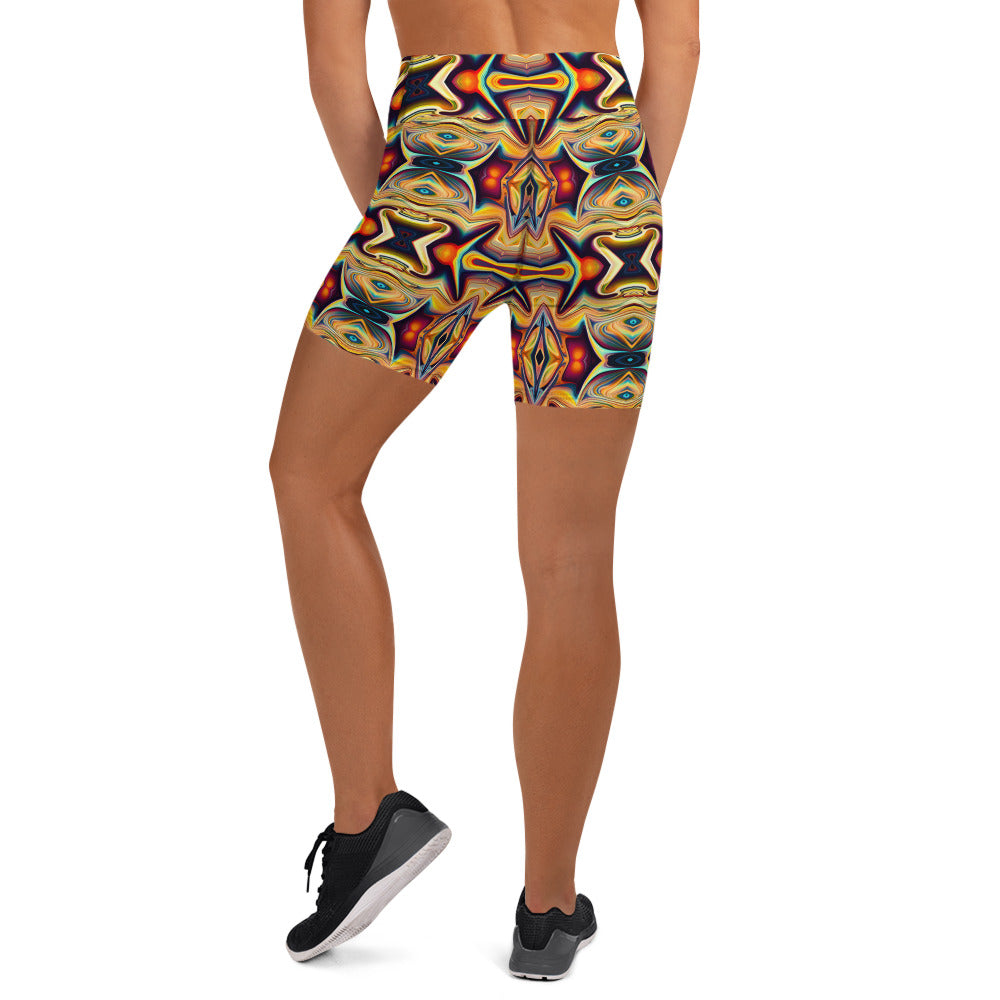 DMV 0211 Psy Artsy Yoga Shorts