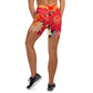 DMV 0105 Floral Yoga Shorts