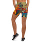 DMV 0237 Retro Art Yoga Shorts