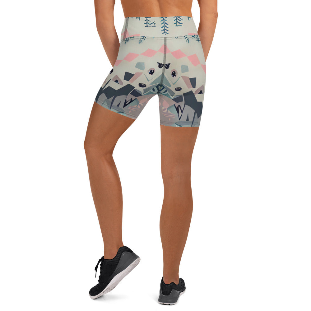 DMV 0306 Boho Yoga Shorts