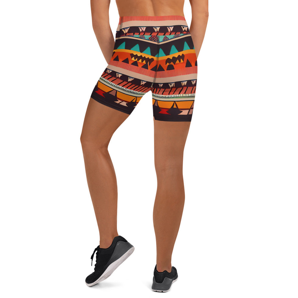 DMV 0415 Boho Yoga Shorts