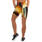 DMV 0261 Retro Art Yoga Shorts