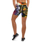 DMV 0268 Floral Yoga Shorts