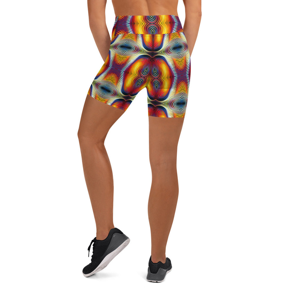 DMV 0507 Psy Artsy Yoga Shorts