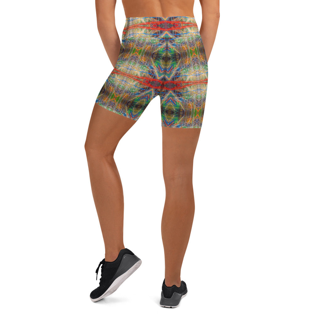 DMV 1424 Avant Garde Artsy Yoga Shorts