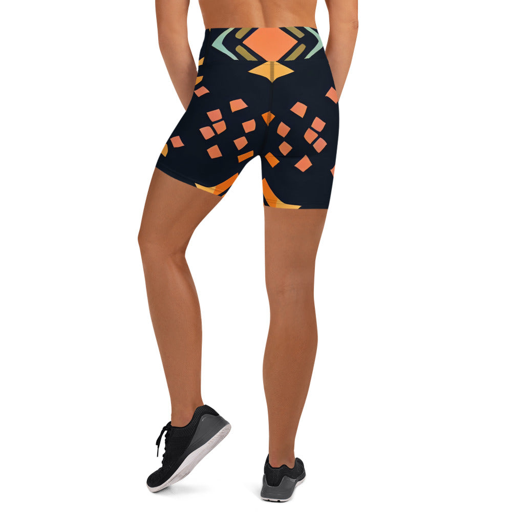 DMV 0684 Boho Yoga Shorts