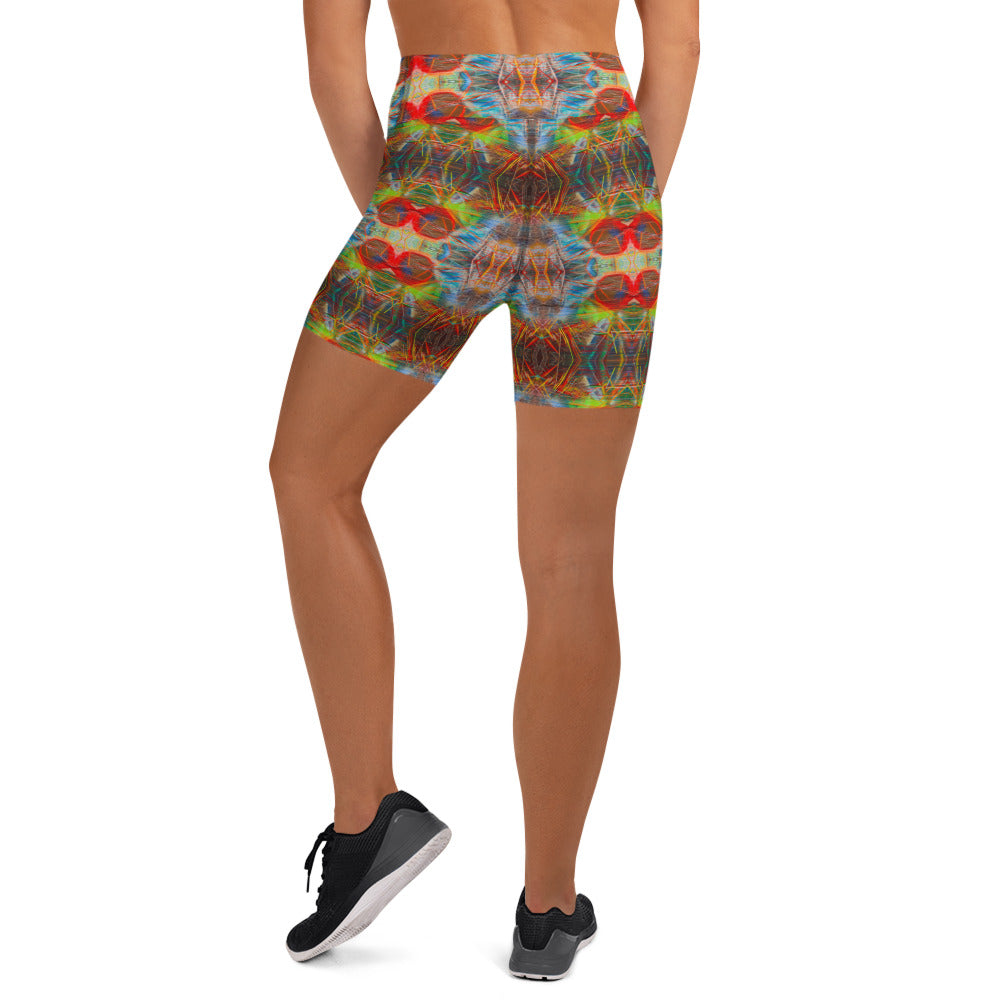 DMV 0774 Avant Garde Artsy Yoga Shorts