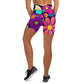 DMV 1363 Floral Yoga Shorts