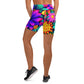 DMV 1466 Floral Yoga Shorts