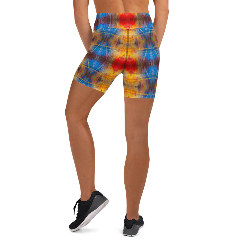 DMV 0341 Avant Garde Artsy Yoga Shorts