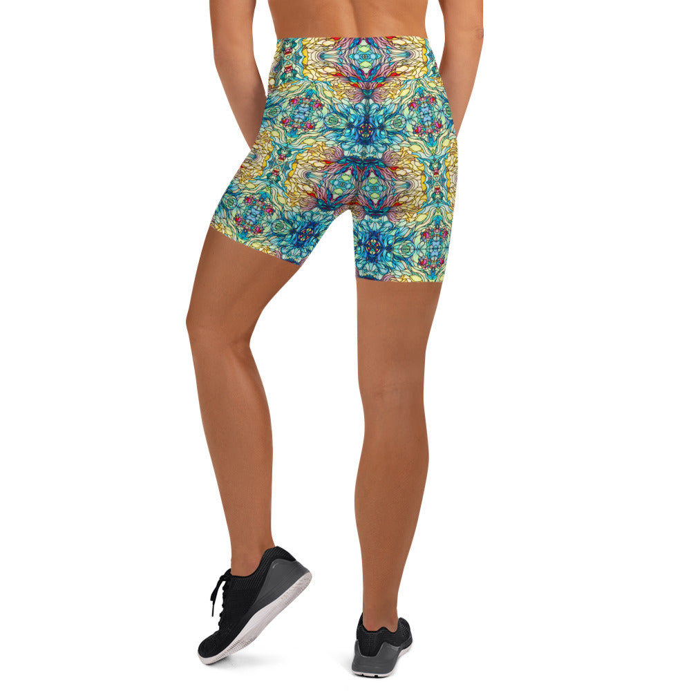 DMV 0378 Chic Boho Yoga Shorts