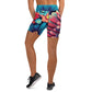 DMV 0636 Floral Yoga Shorts