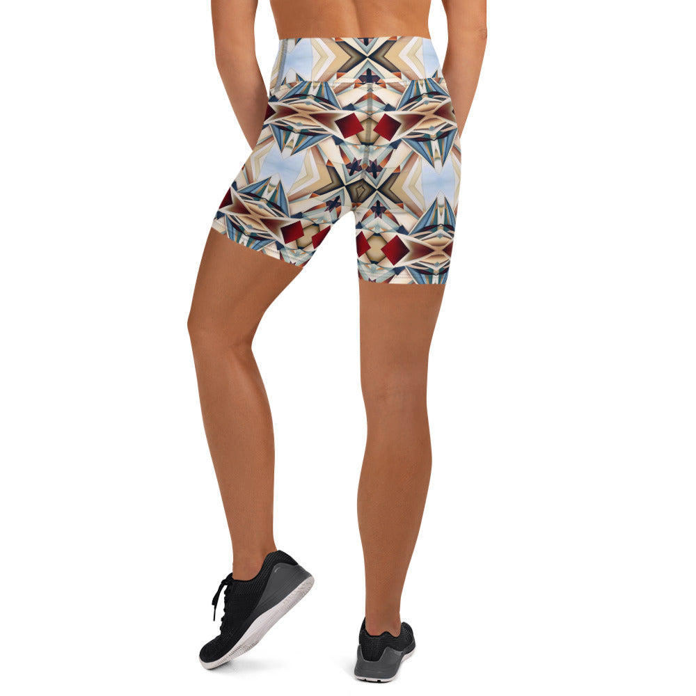 DMV 0889 Geo Boho Yoga Shorts