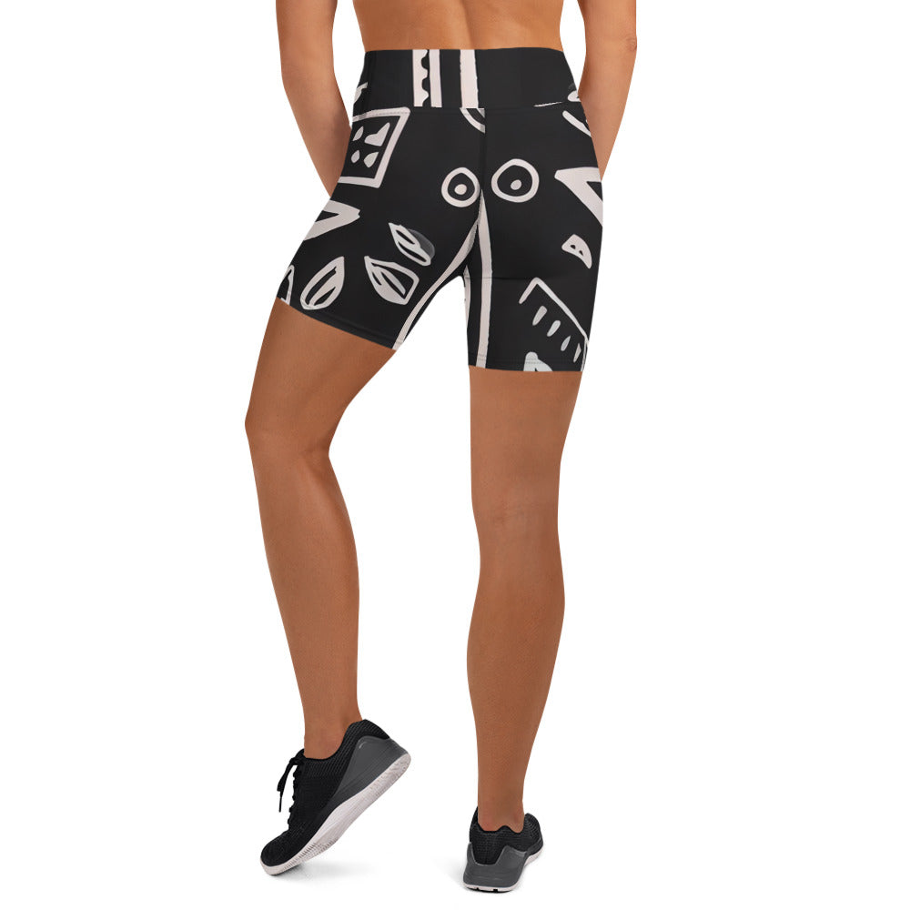 DMV 1736 Boho Yoga Shorts