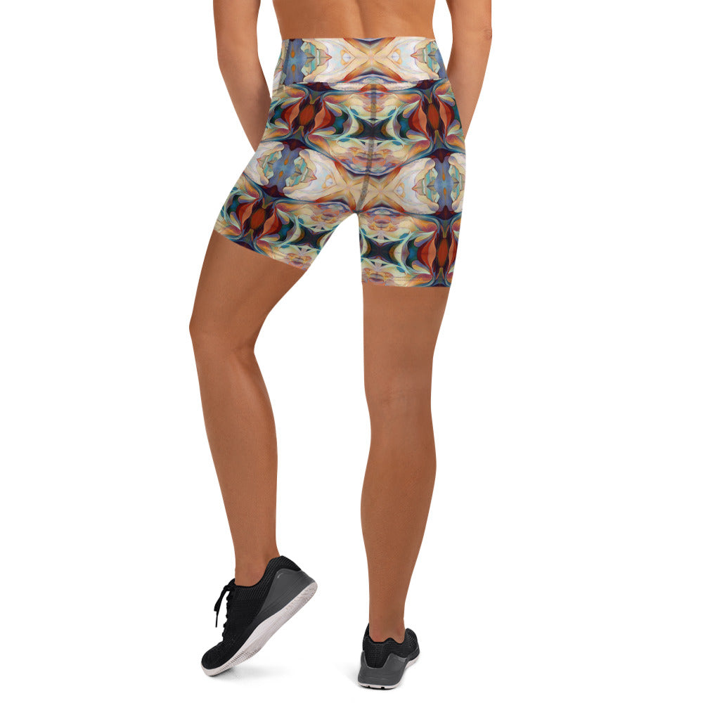 DMV 1573 Chic Boho Yoga Shorts