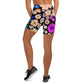 DMV 1089 Floral Yoga Shorts