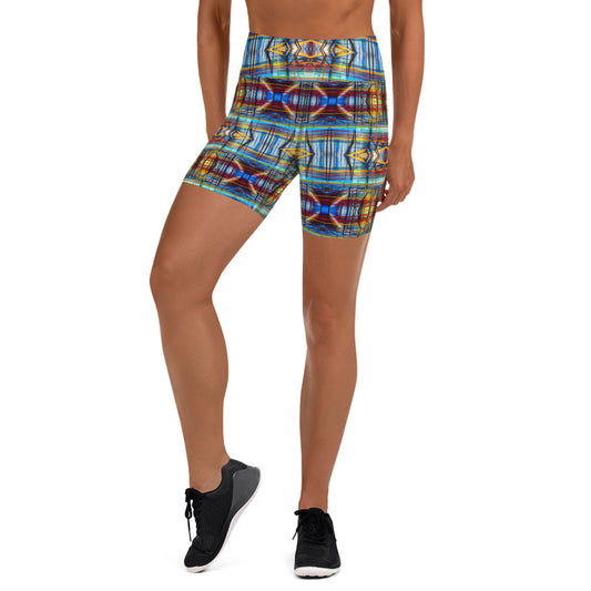 DMV 0228 Avant Garde Artsy Yoga Shorts