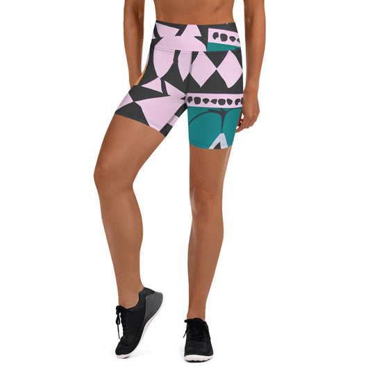 DMV 0229 Boho Yoga Shorts