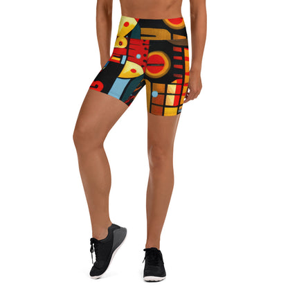 DMV 0233 Psy Art Yoga Shorts