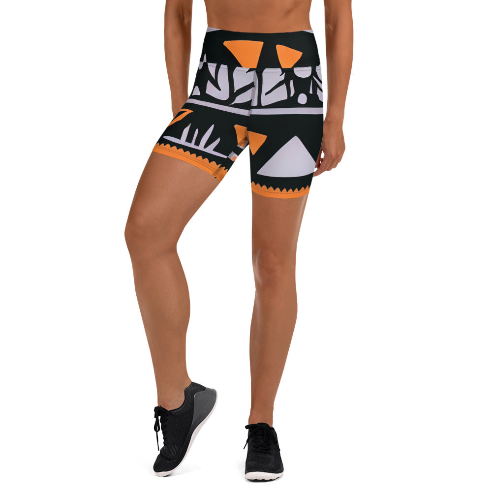 DMV 0115 Boho Yoga Shorts