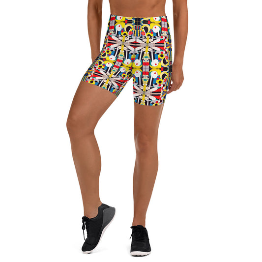 DMV 0246 Chic Boho Yoga Shorts