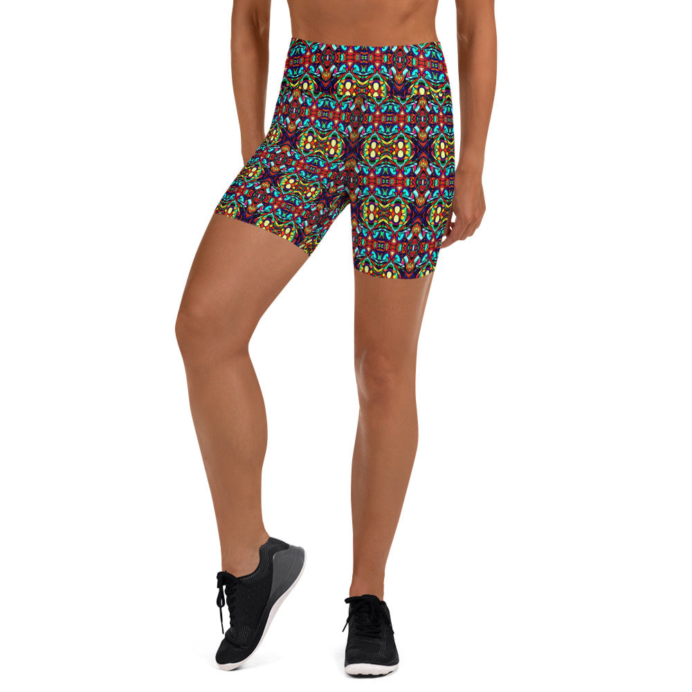 DMV 0091 Psy Artsy Yoga Shorts