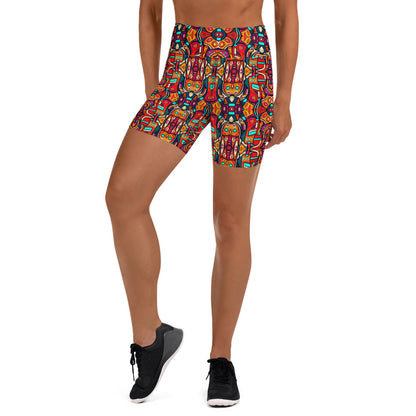 DMV 0110 Psy Artsy Yoga Shorts