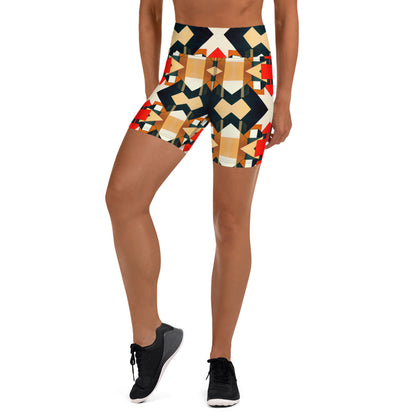 DMV 0138 Geo Boho Yoga Shorts