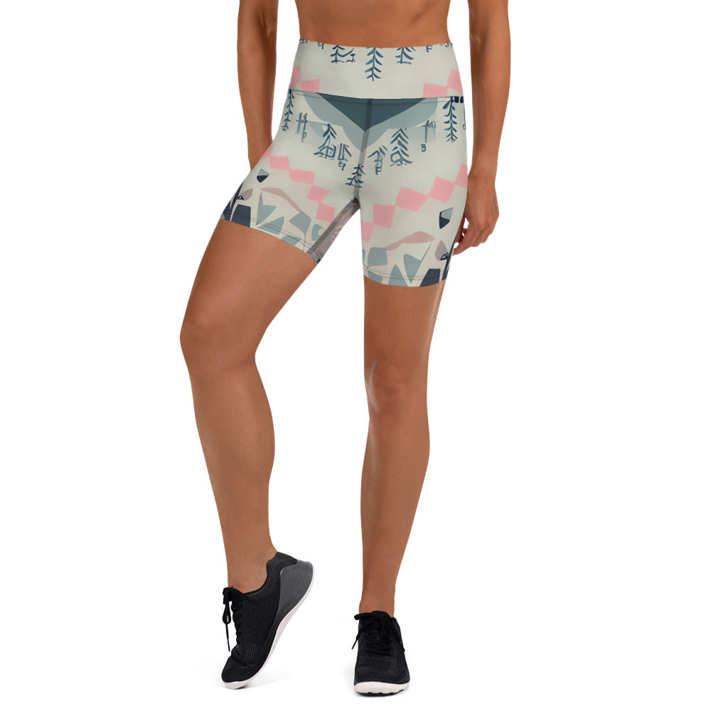 DMV 0306 Boho Yoga Shorts