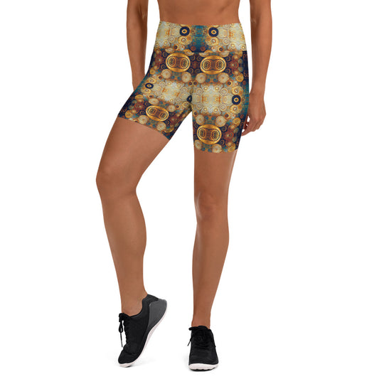 DMV 0183 Chic Boho Yoga Shorts