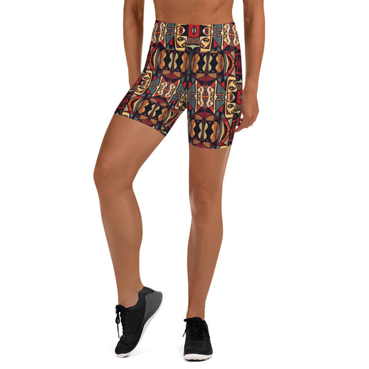 DMV 0174 Classic Boho Yoga Shorts