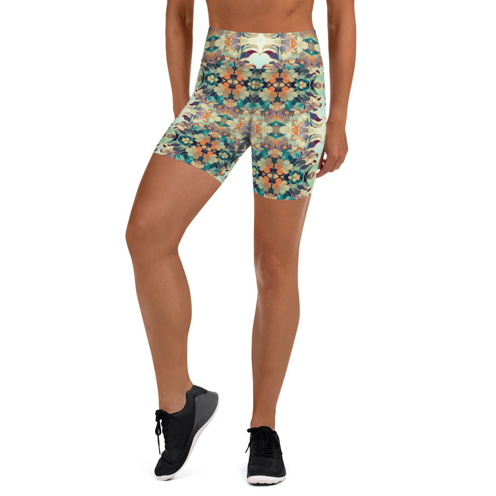 DMV 0408 Chic Boho Yoga Shorts