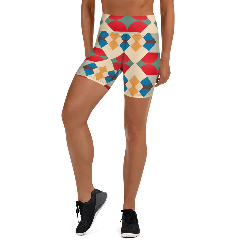 DMV 1051 Classic Boho Yoga Shorts