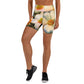 DMV 0996 Floral Yoga Shorts